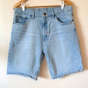Vintage Super Light Wash Wrangler Jorts Jean Shorts 34 Waist